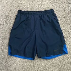 Navy and blue Nike shorts men’s large